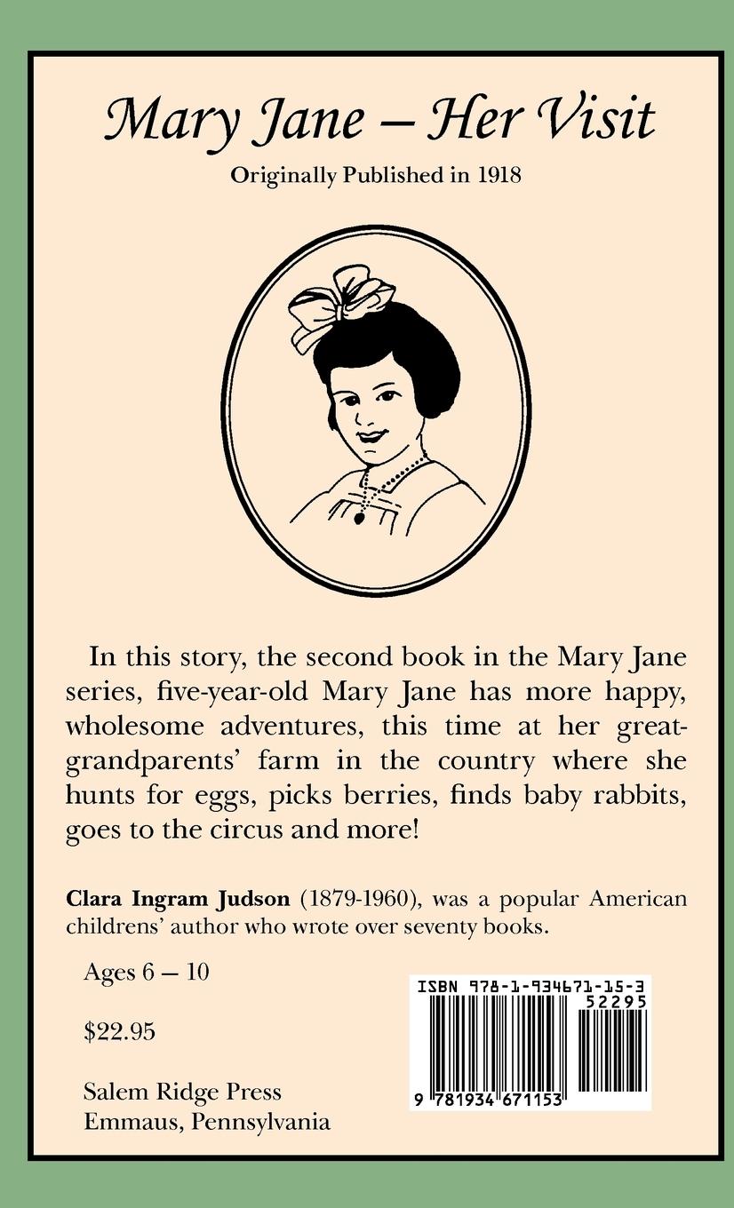 Rückseitencover Mary Jane - Her Visit