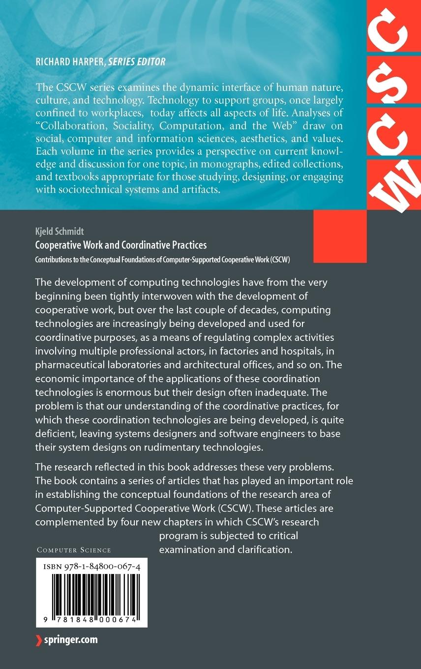 Rückseitencover Cooperative Work and Coordinative Practices
