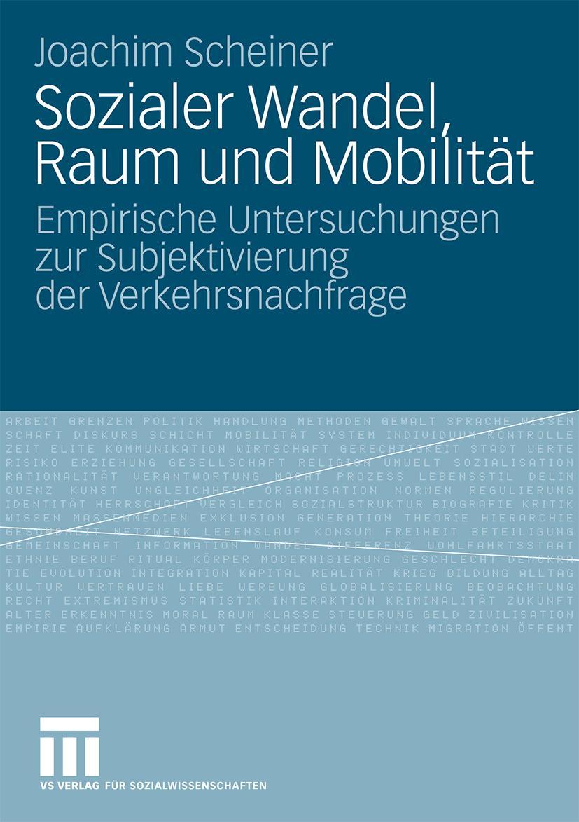 Vorderes Coverbild Sozialer Wandel, Raum und Mobilität
