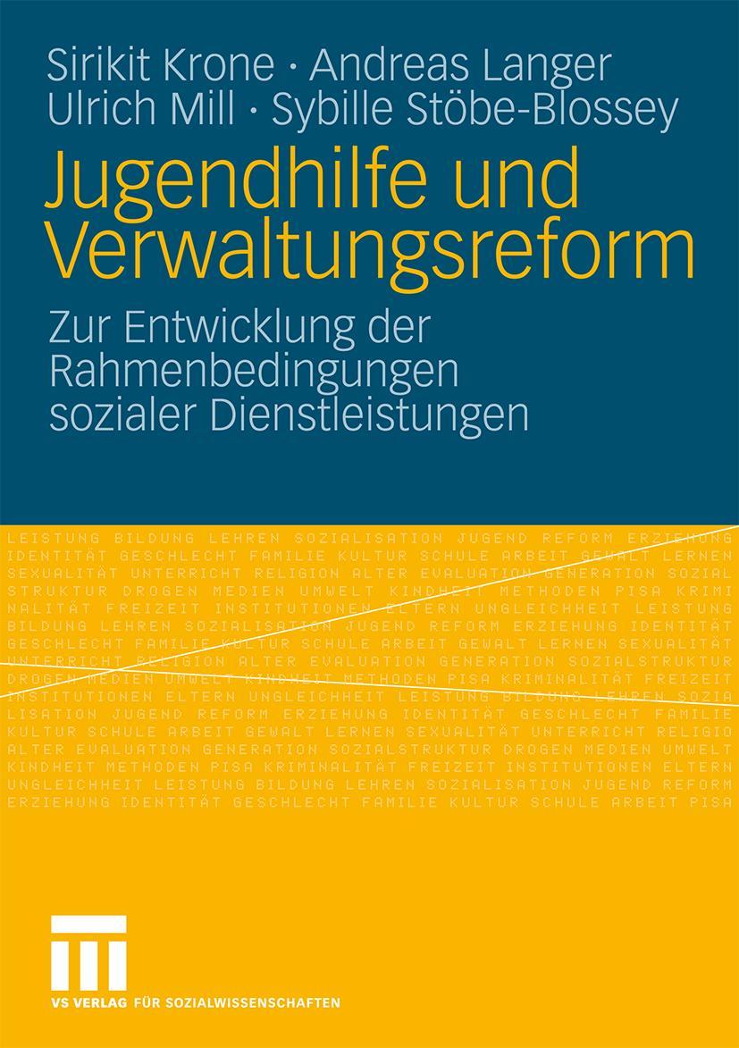 Vorderes Coverbild Jugendhilfe und Verwaltungsreform