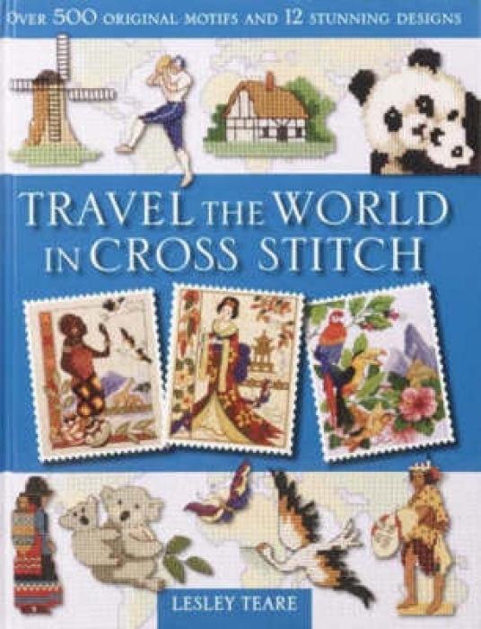 Vorderes Coverbild Travel the World in Cross Stitch