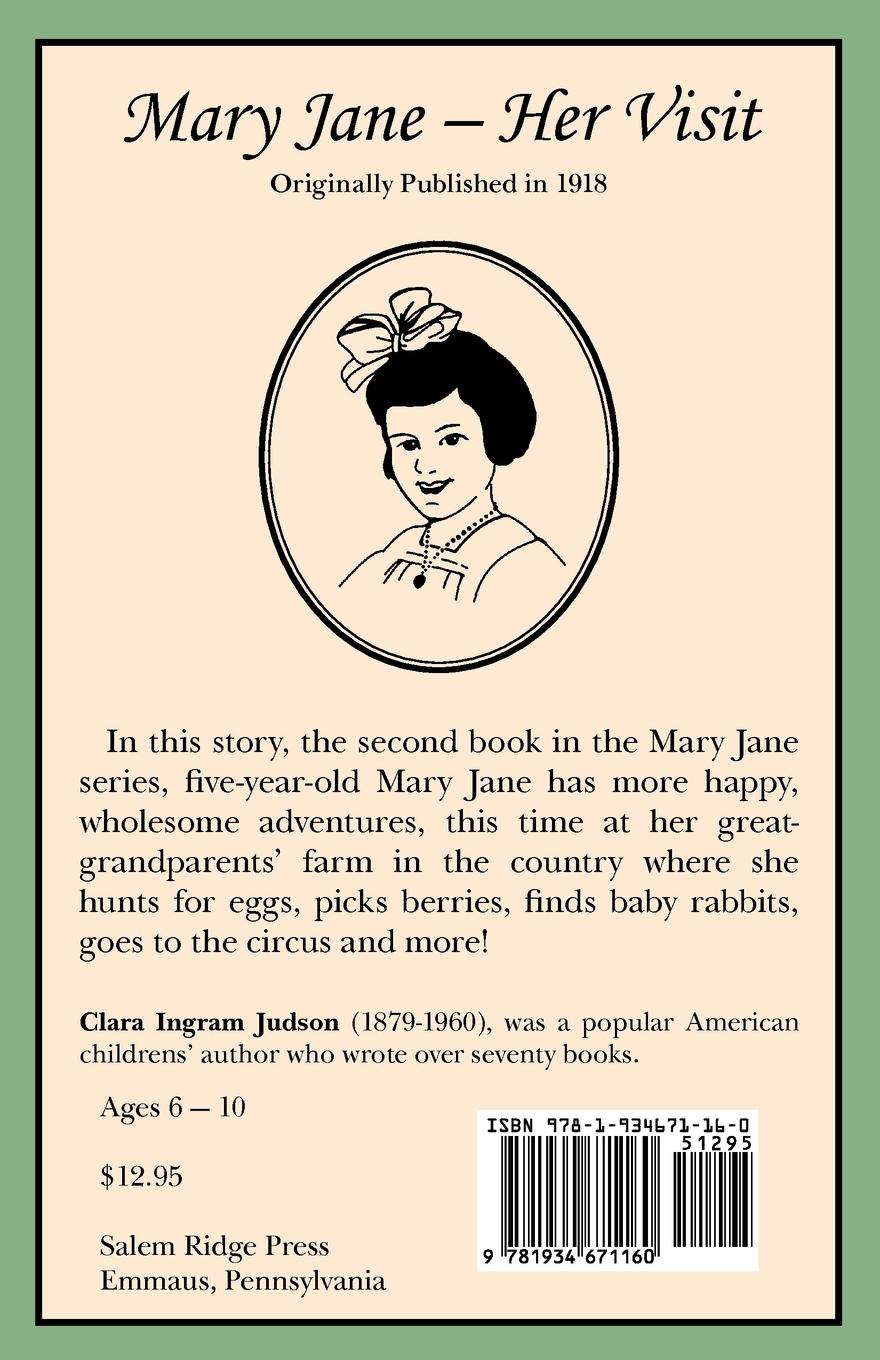 Rückseitencover Mary Jane - Her Visit