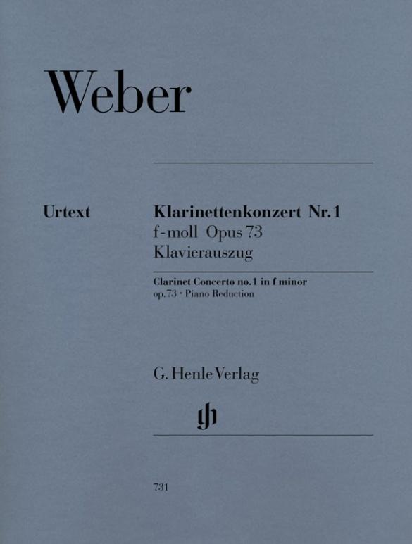 Vorderes Coverbild Klarinettenkonzert  Nr. 1 f-moll op. 73