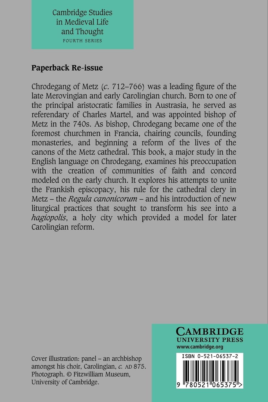 Rückseitencover The Reform of the Frankish Church