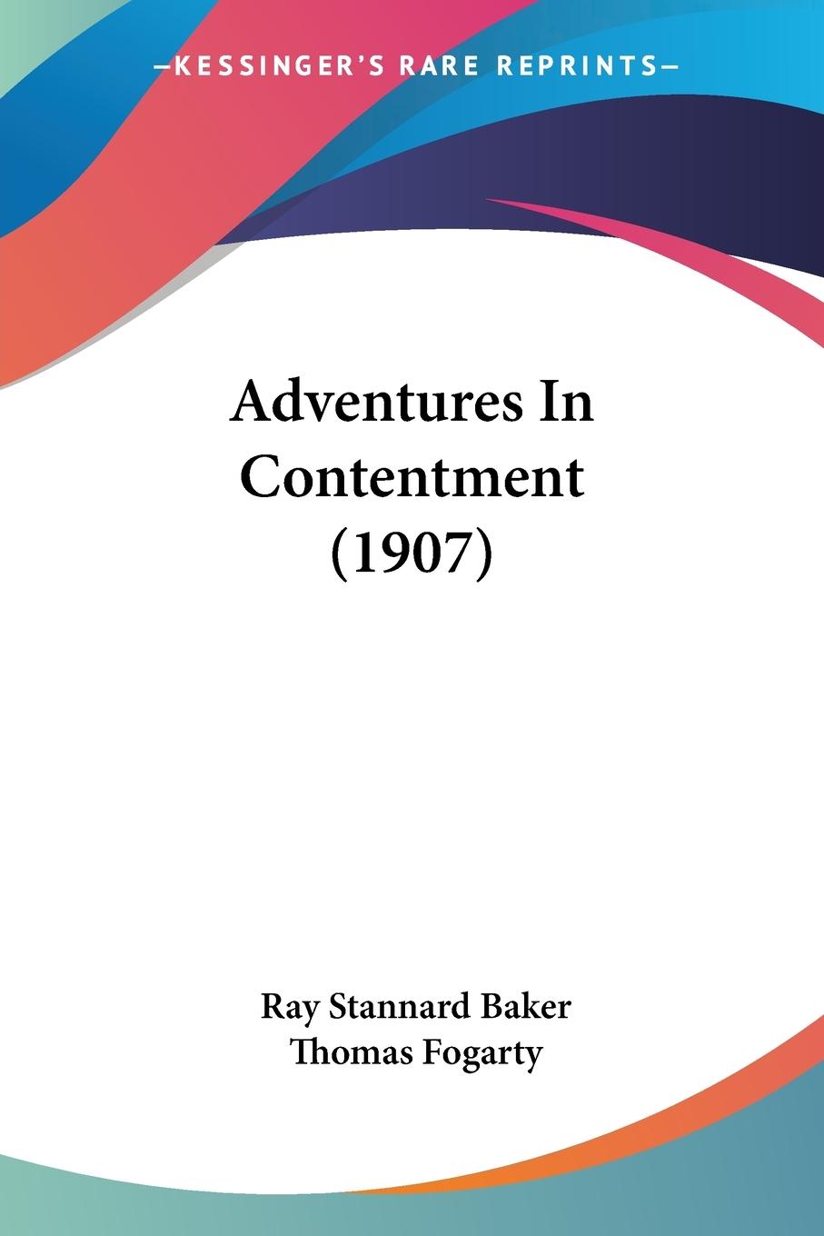 Vorderes Coverbild Adventures In Contentment (1907)