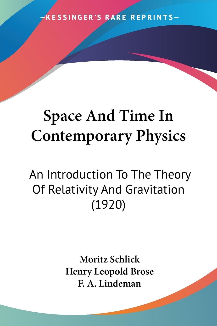 Vorderes Coverbild Space And Time In Contemporary Physics