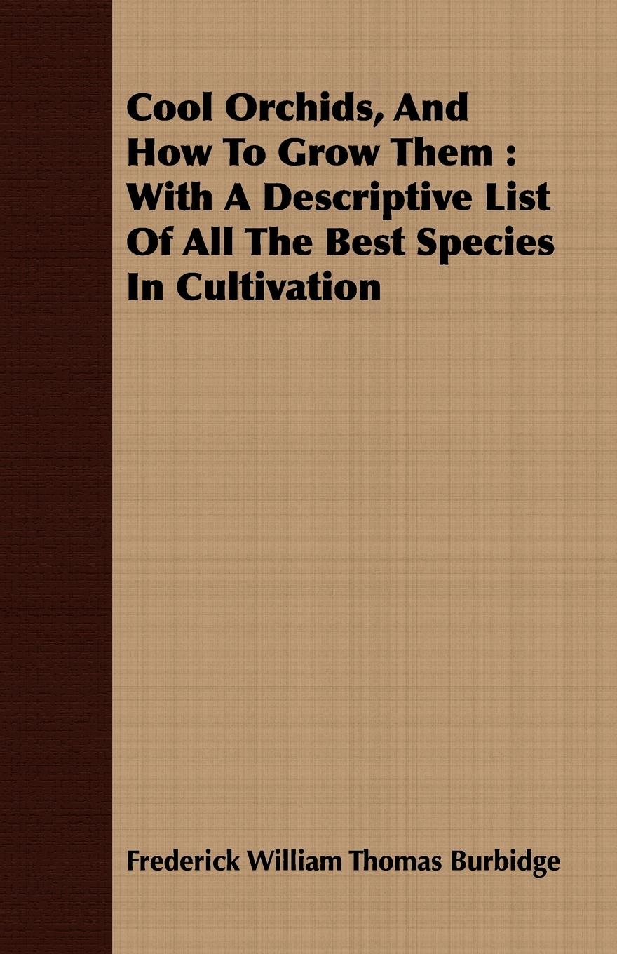 Vorderes Coverbild Cool Orchids, And How To Grow Them