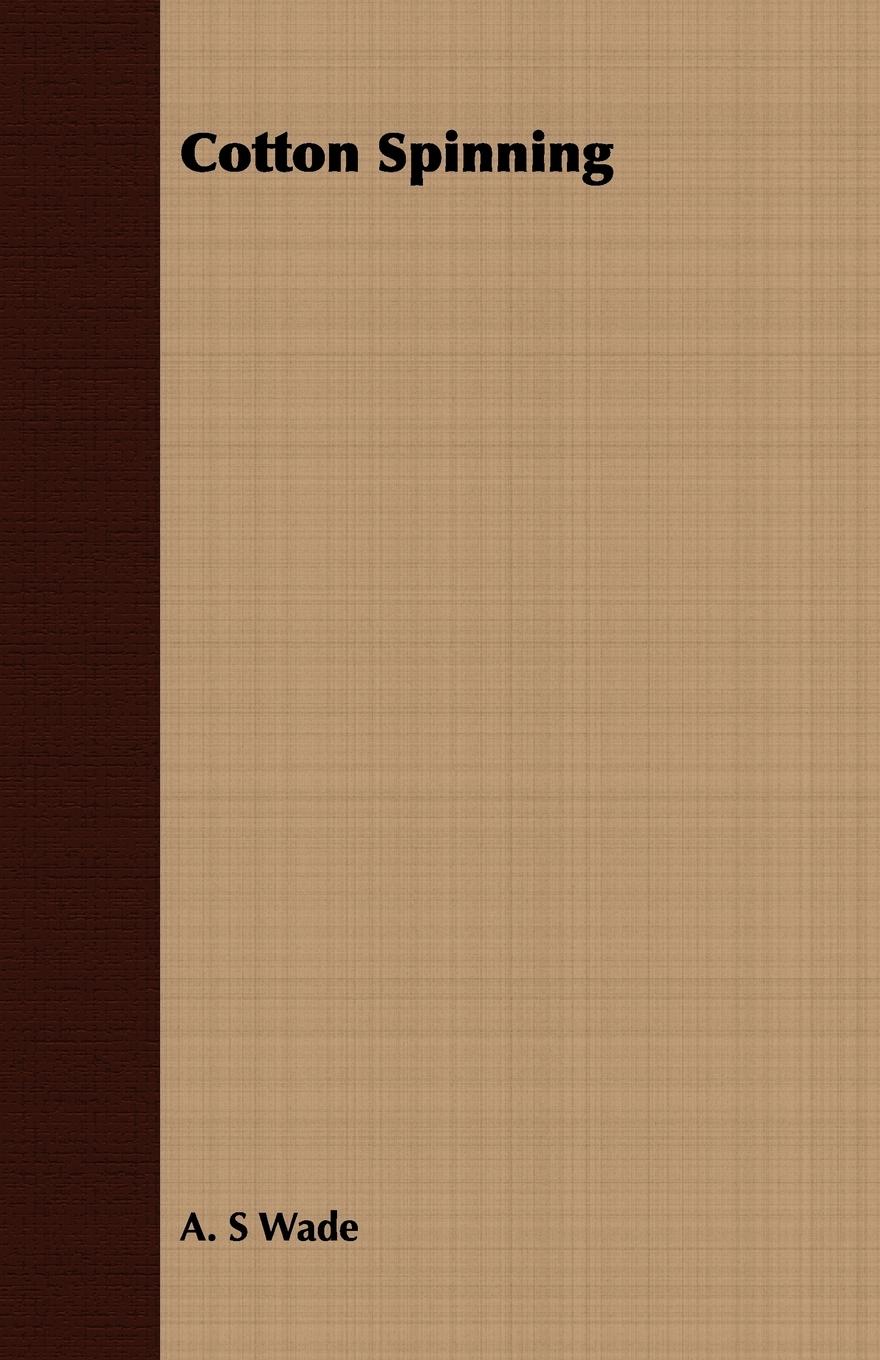 Vorderes Coverbild Cotton Spinning
