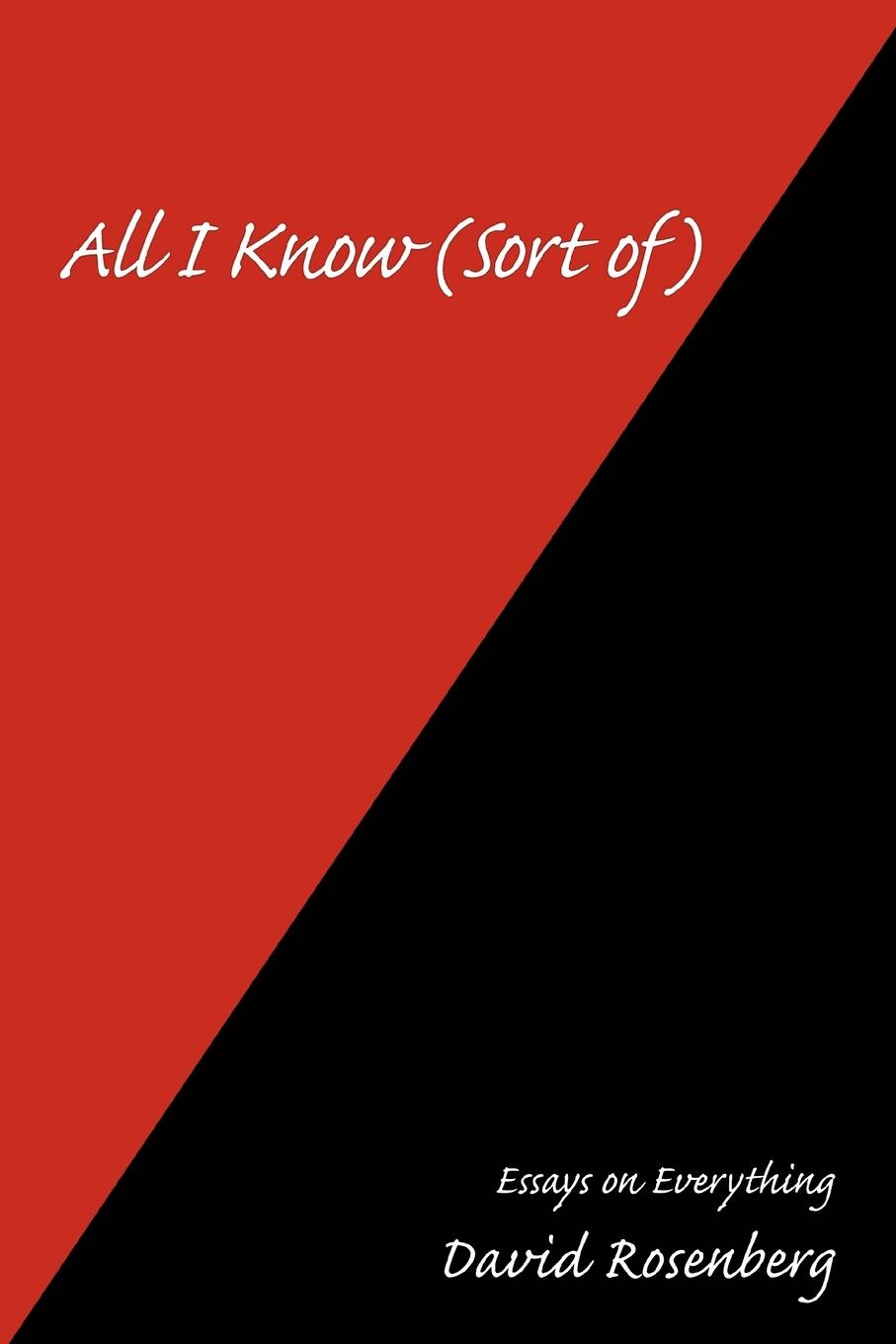 Vorderes Coverbild All I Know (Sort of)