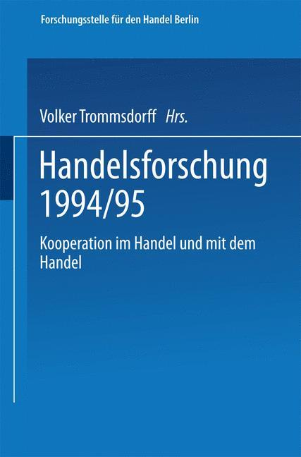 Vorderes Coverbild Kooperation im Handel und mit dem Handel