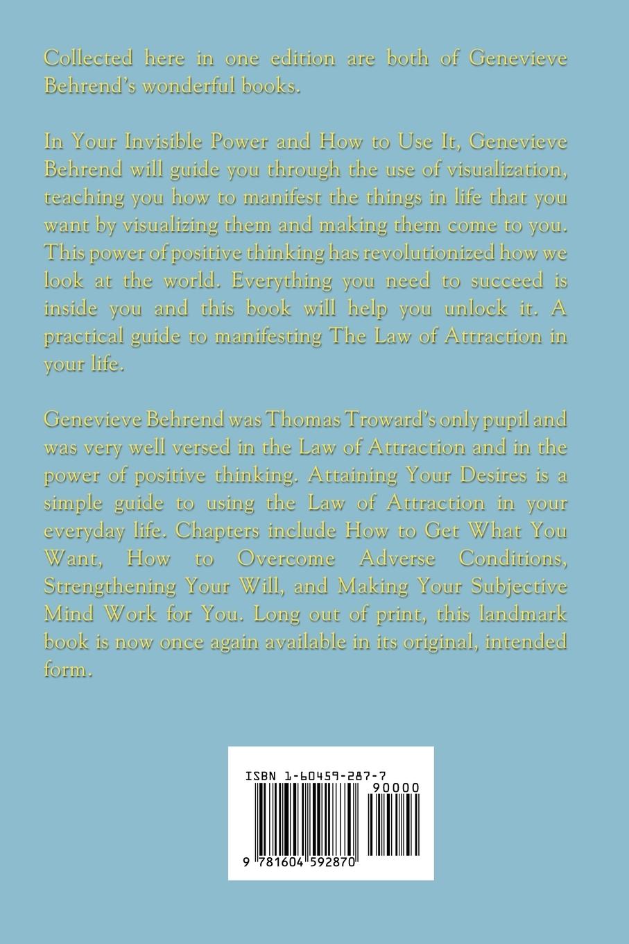 Rückseitencover The Wisdom of Genevieve Behrend