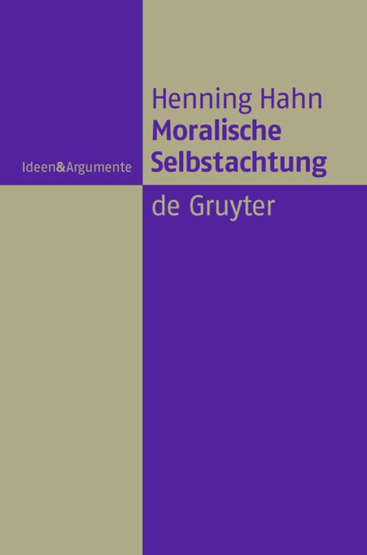 Vorderes Coverbild Moralische Selbstachtung