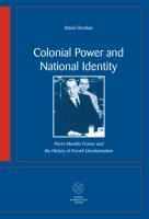 Vorderes Coverbild Colonial Power and National Identity