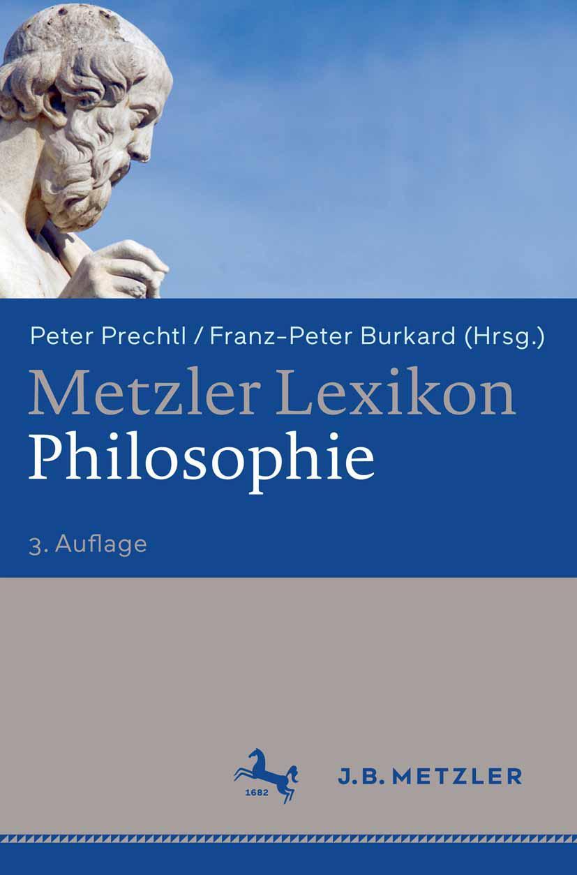 Vorderes Coverbild Metzler Lexikon Philosophie