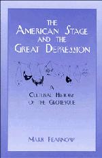 Vorderes Coverbild The American Stage and the Great Depression