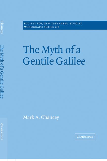 Vorderes Coverbild The Myth of a Gentile Galilee