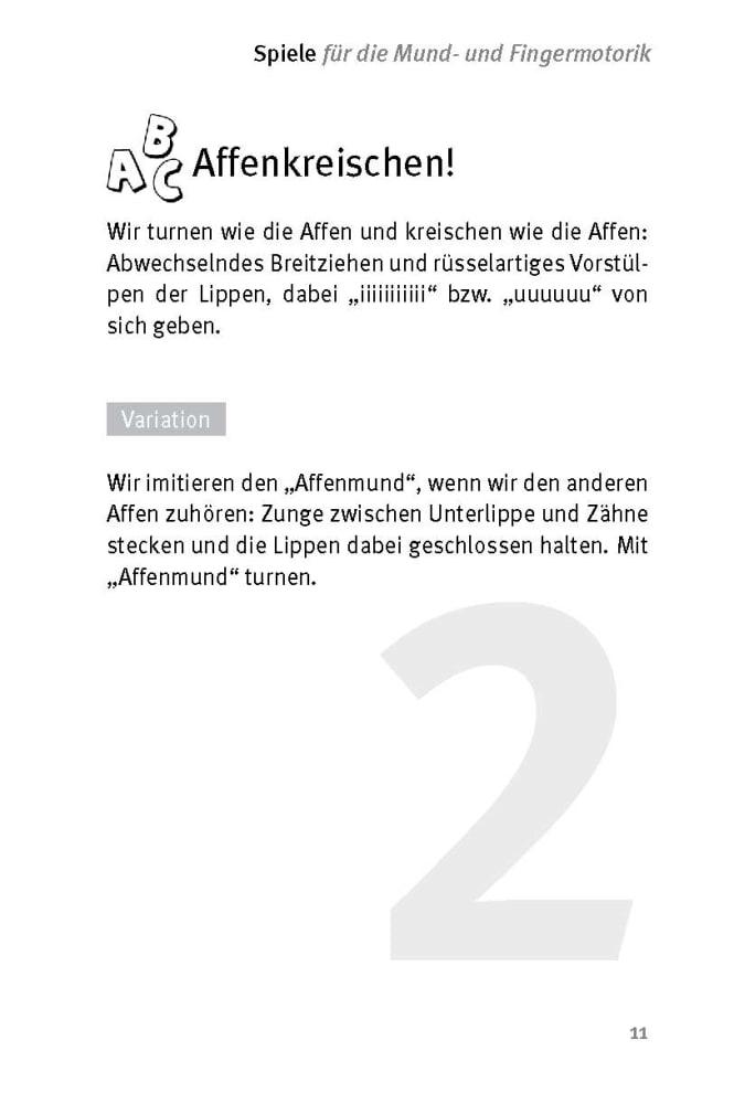 Beispielinhalt (Bild) Die 50 besten Spiele zur Sprachförderung
