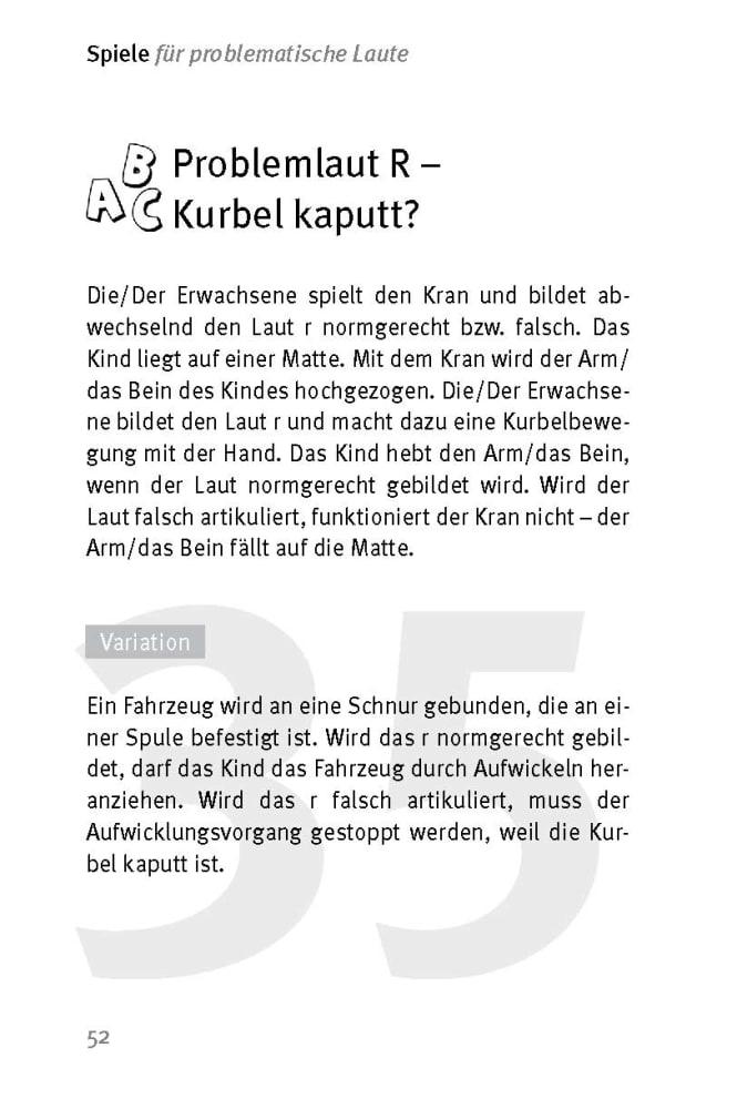Beispielinhalt (Bild) Die 50 besten Spiele zur Sprachförderung