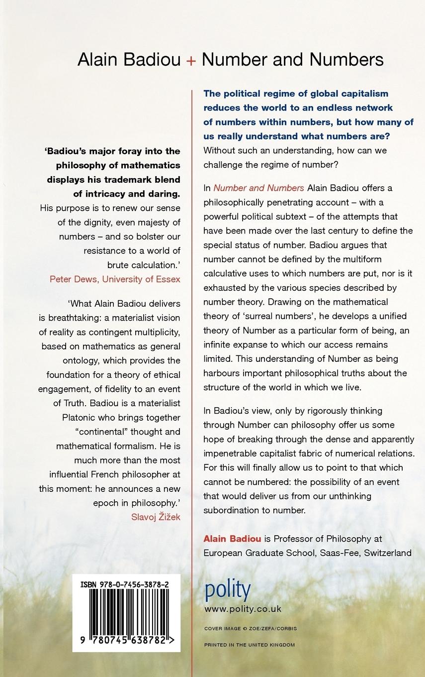 Rückseitencover Number and Numbers