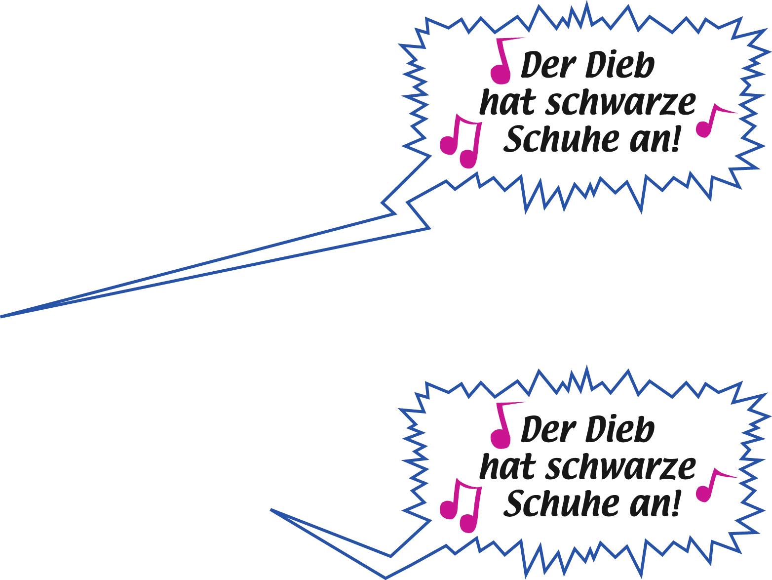 Beispielinhalt (Bild) Wer war's?