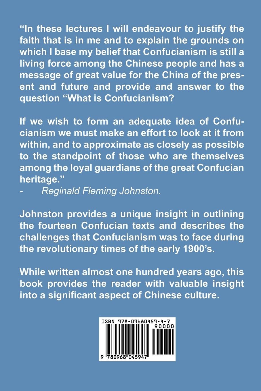 Rückseitencover Confucianism and Modern China