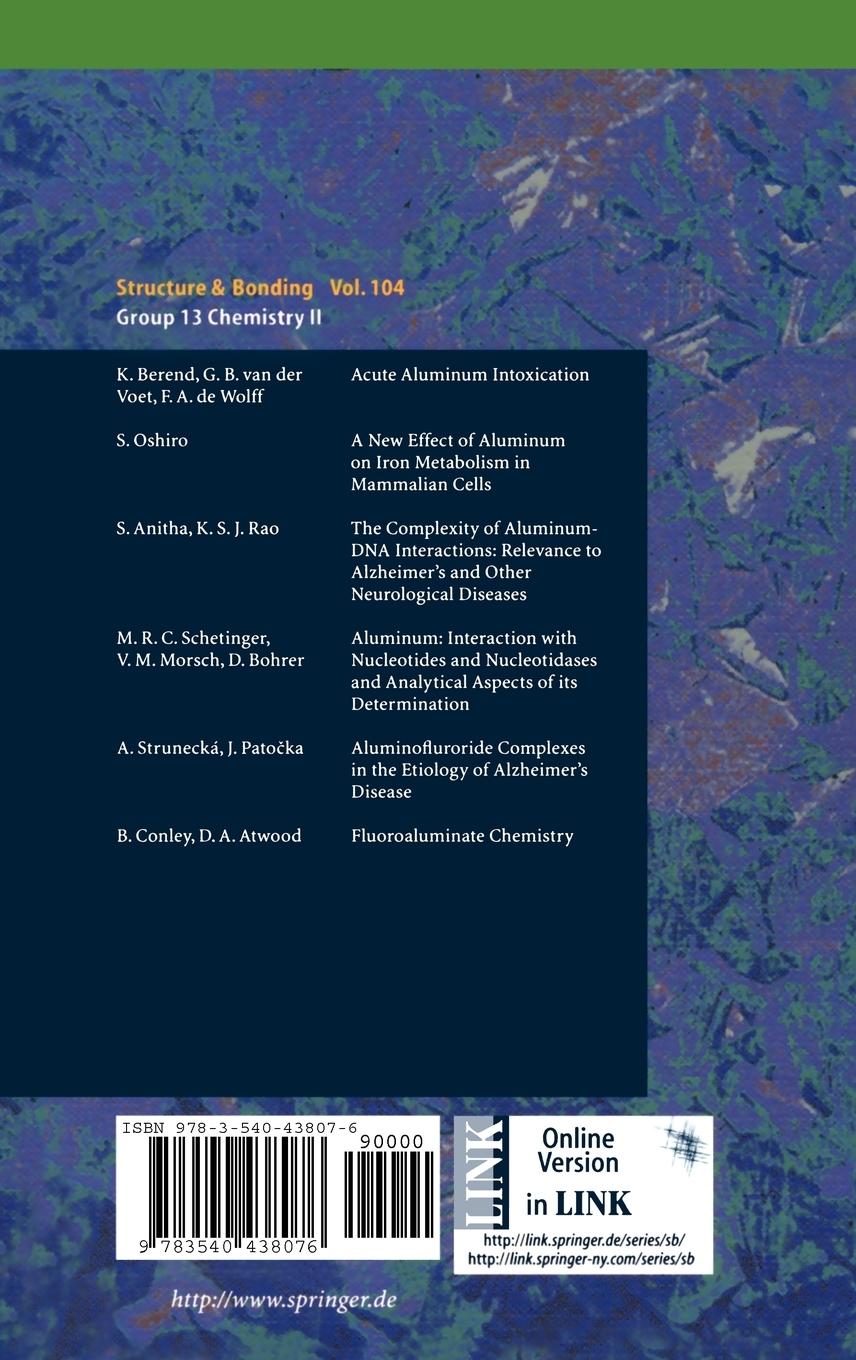 Rückseitencover Group 13 Chemistry II