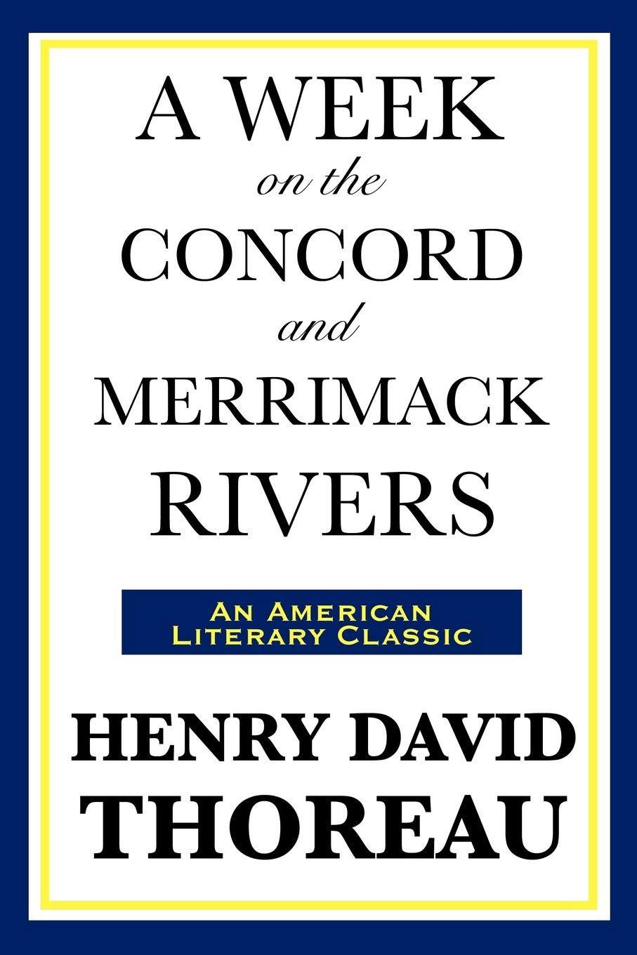 Vorderes Coverbild A Week on the Concord and Merrimack Rivers