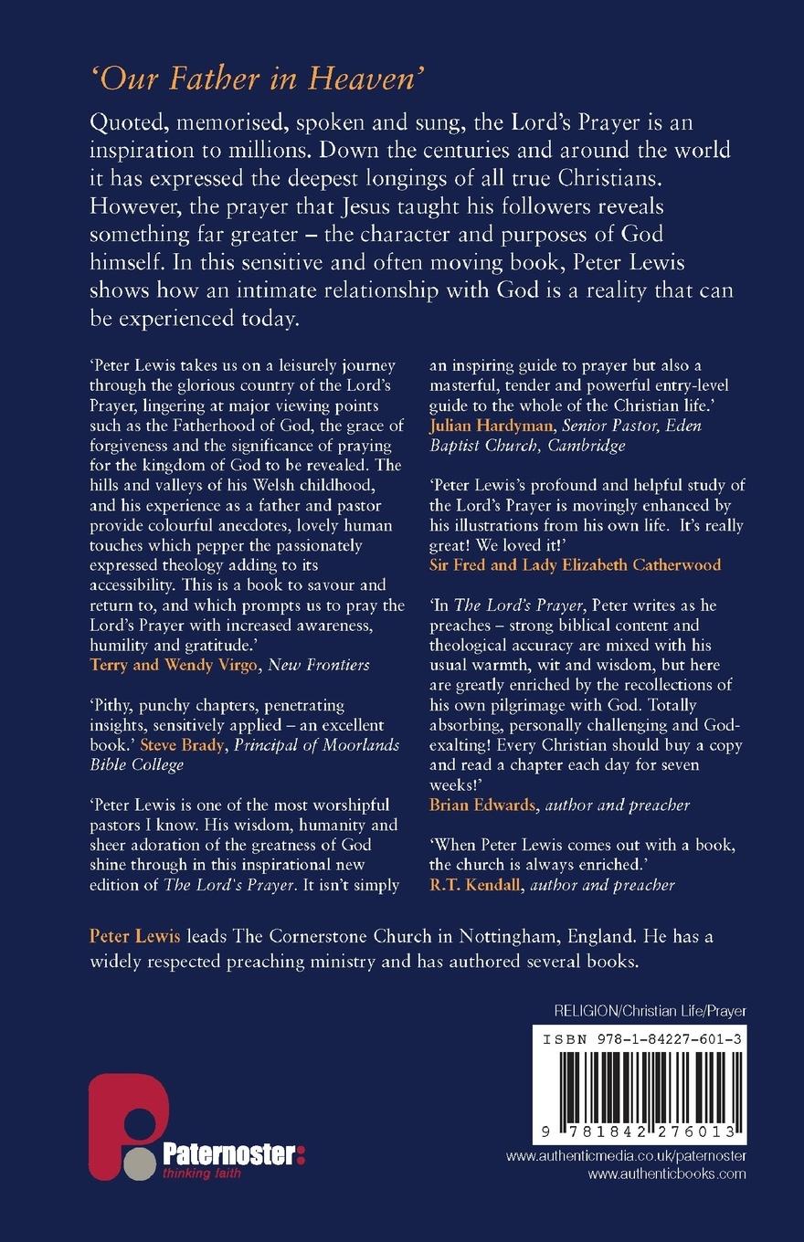 Rückseitencover The Lord's Prayer