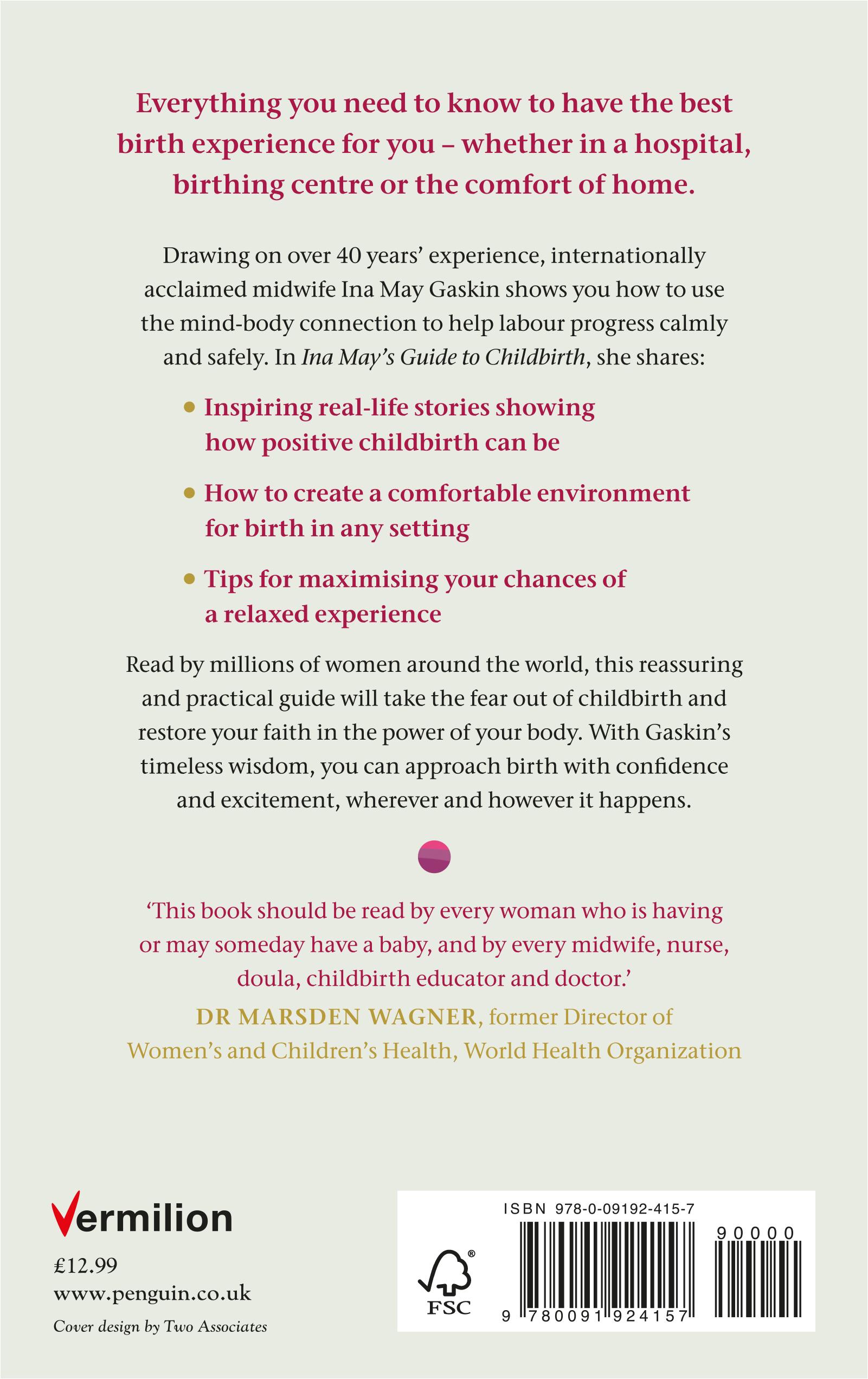 Rückseitencover Ina May's Guide to Childbirth