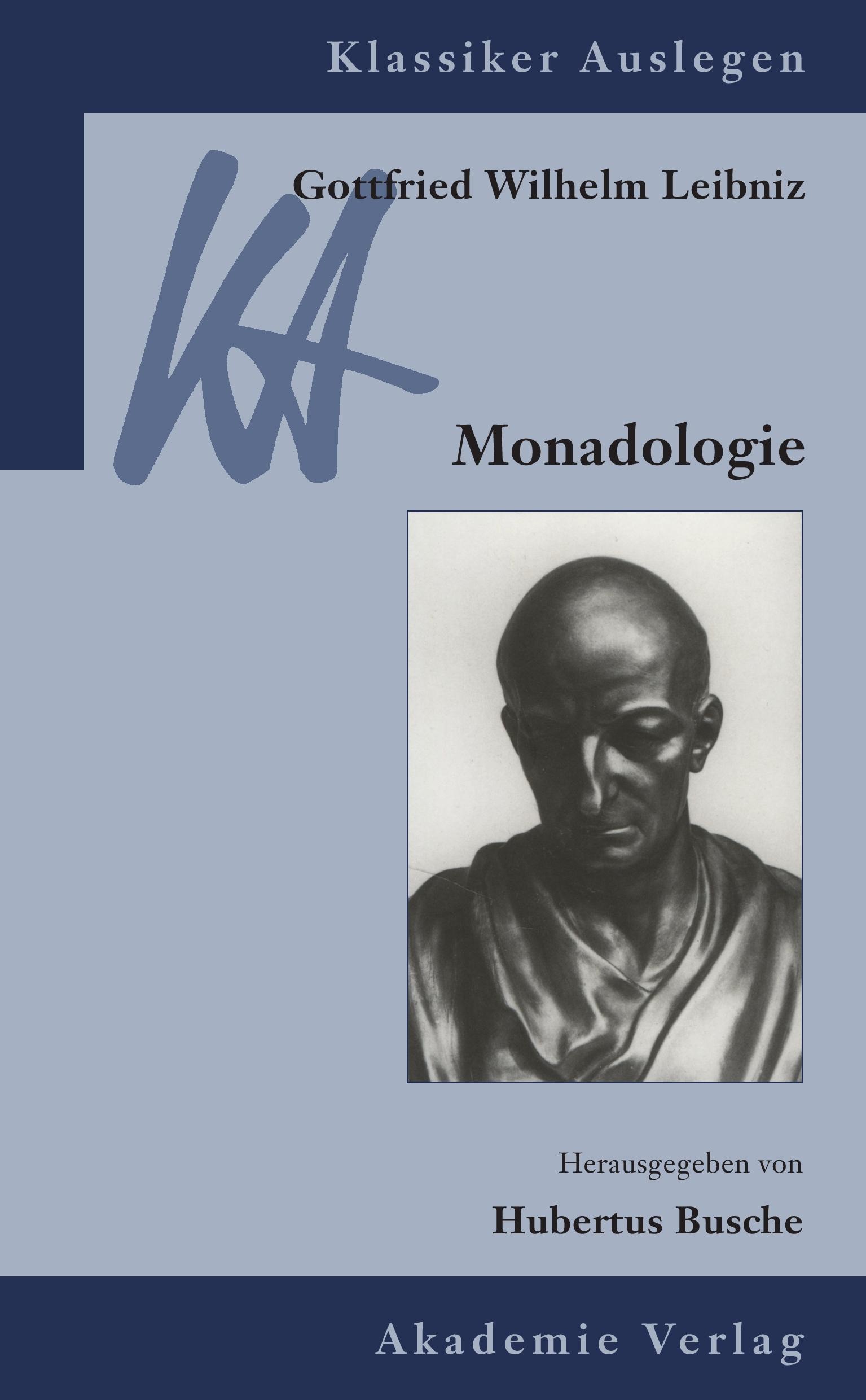 Vorderes Coverbild Gottfried Wilhelm Leibniz: Monadologie