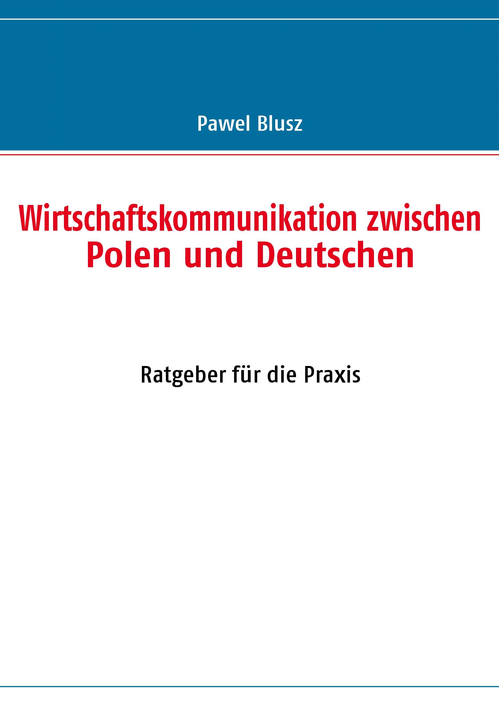 Vorderes Coverbild Wirtschaftskommunikation zwischen Polen und Deutschen
