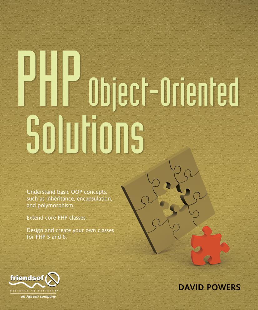 Vorderes Coverbild PHP Object-Oriented Solutions
