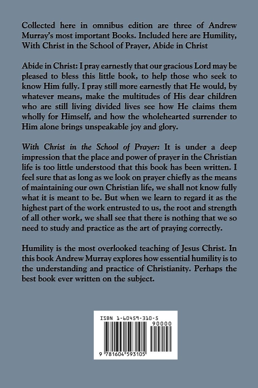 Rückseitencover The Wisdom of Andrew Murray Vol I