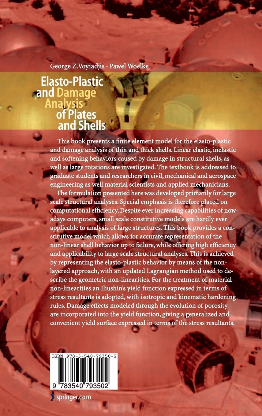 Rückseitencover Elasto-Plastic and Damage Analysis of Plates and Shells