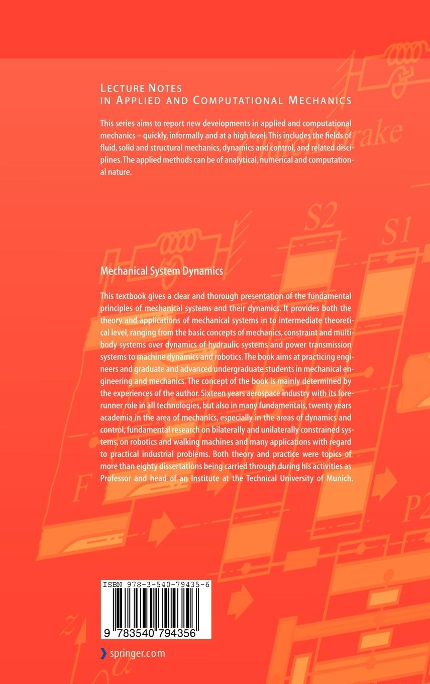Rückseitencover Mechanical System Dynamics