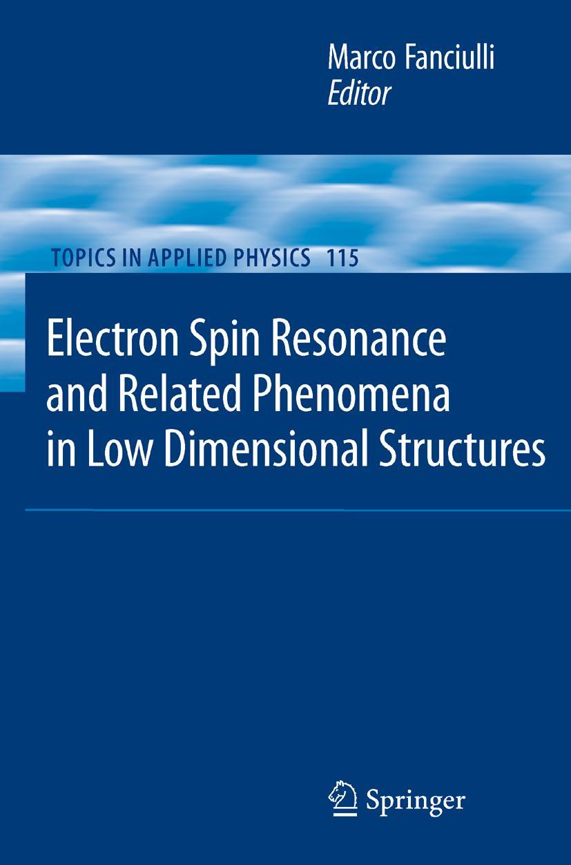 Vorderes Coverbild Electron Spin Resonance and Related Phenomena in Low-Dimensional Structures