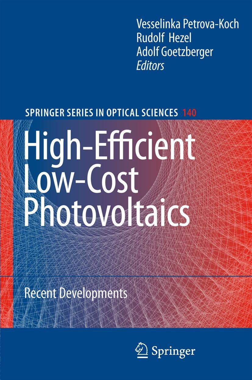 Vorderes Coverbild High-Efficient Low-Cost Photovoltaics