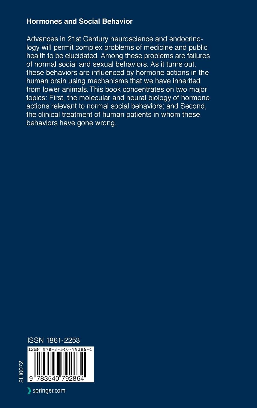 Rückseitencover Hormones and Social Behavior