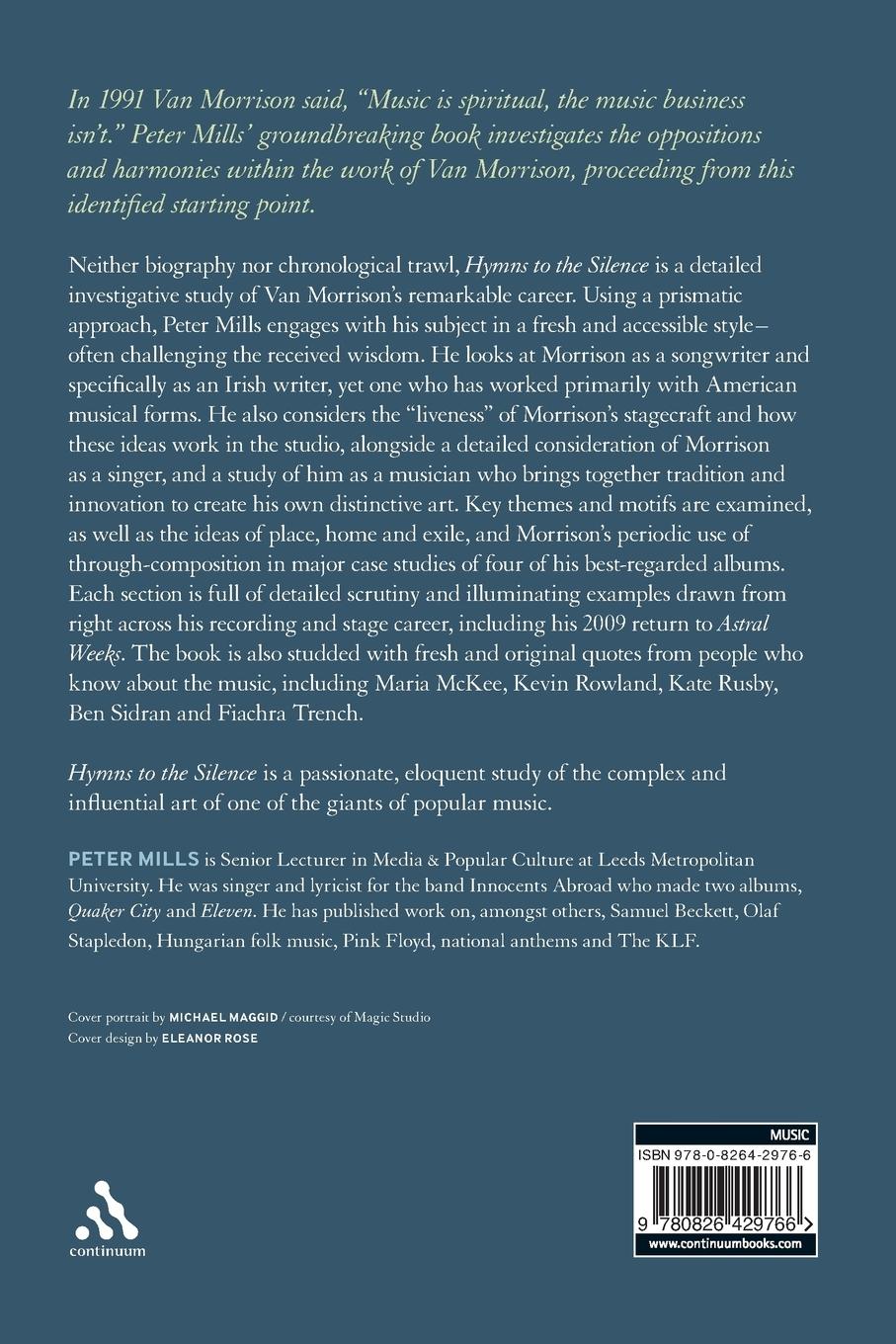 Rückseitencover Hymns to the Silence