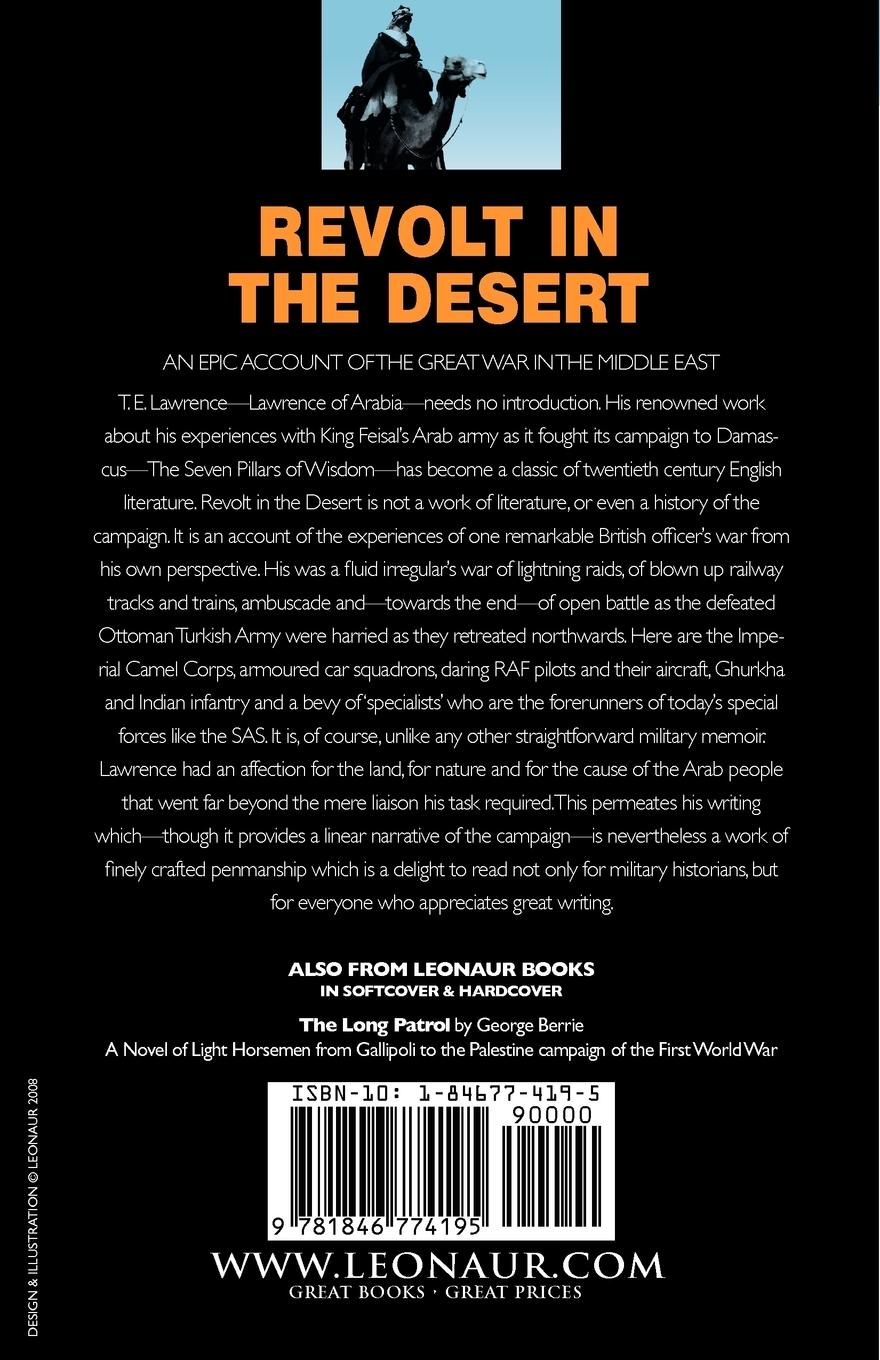 Rückseitencover Revolt in the Desert