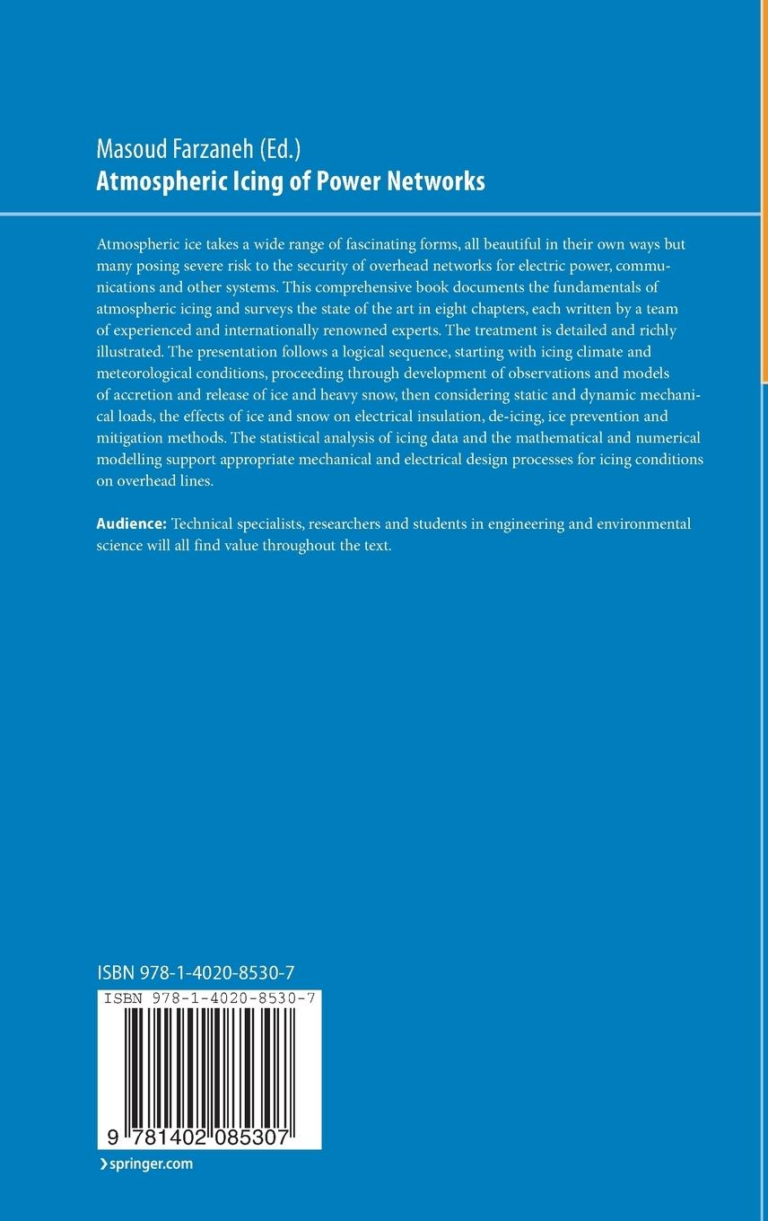 Rückseitencover Atmospheric Icing of Power Networks