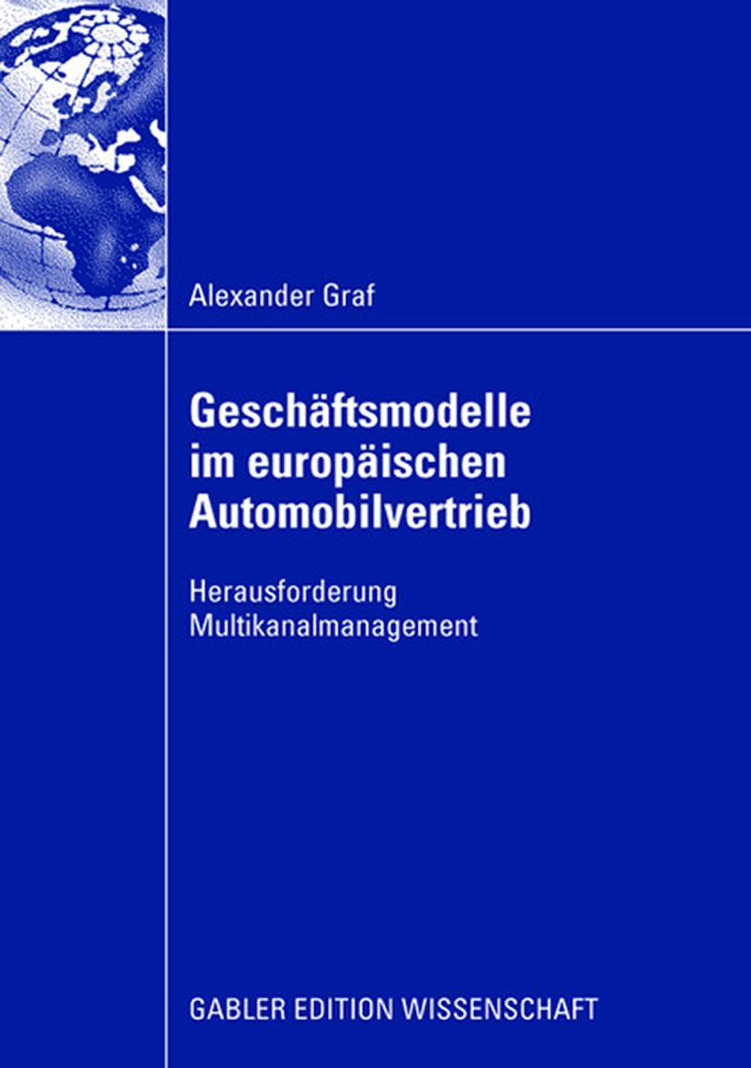 Vorderes Coverbild Geschäftsmodelle im europäischen Automobilvertrieb