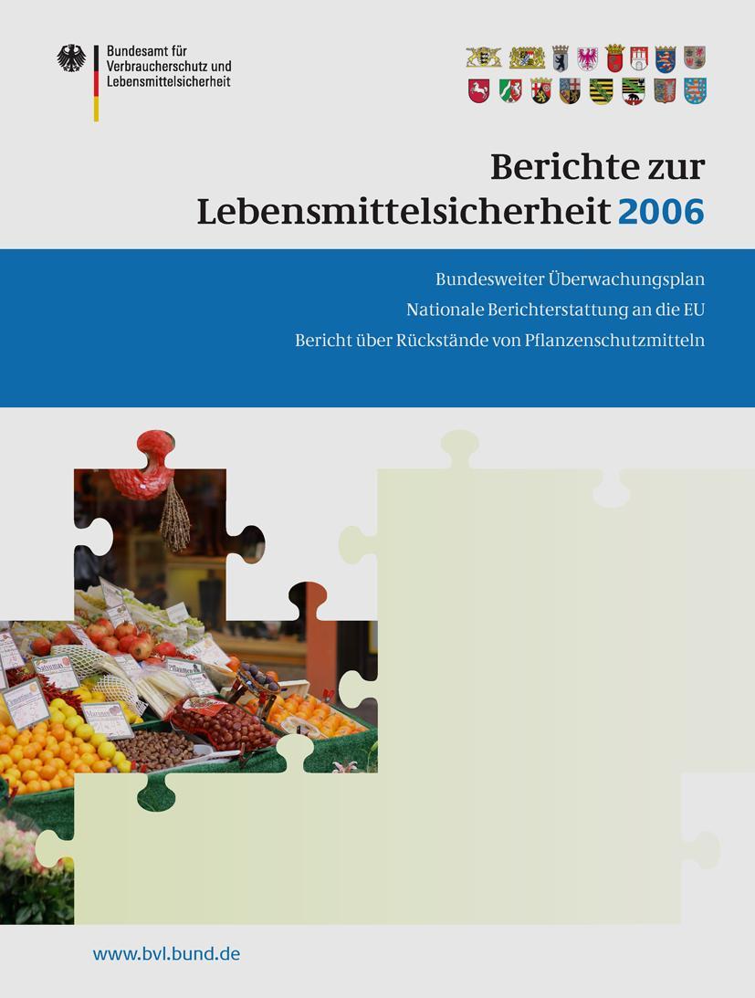 Vorderes Coverbild Berichte zur Lebensmittelsicherheit 2006