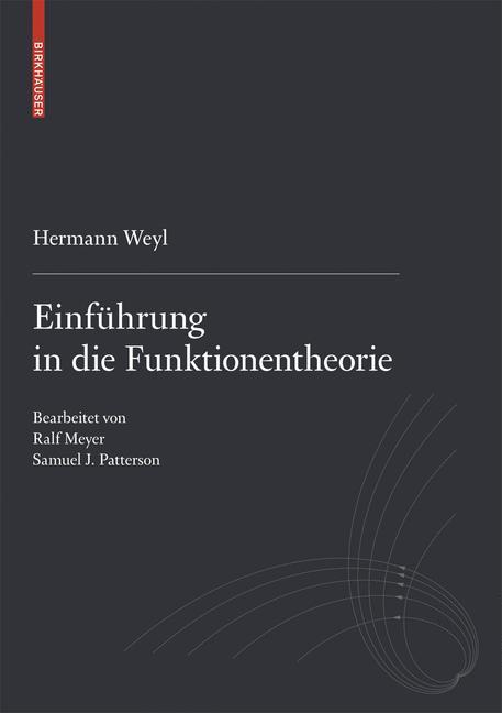 Vorderes Coverbild Einführung in die Funktionentheorie