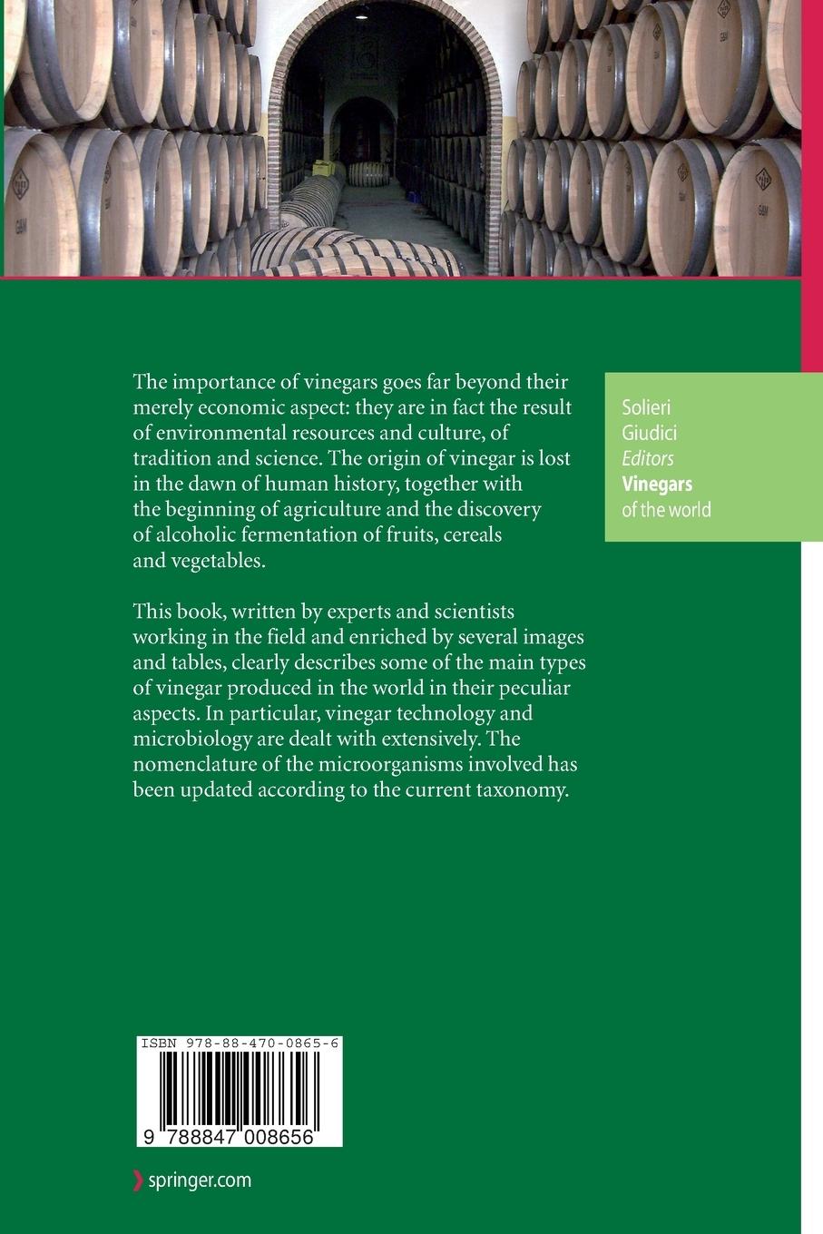 Rückseitencover Vinegars of the World