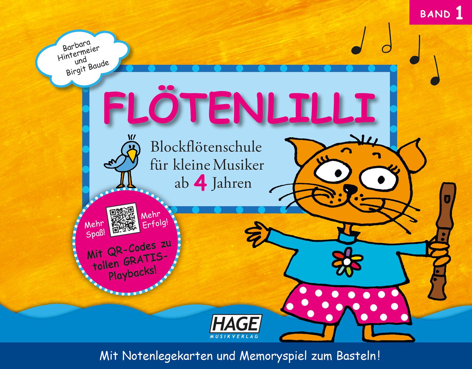 Vorderes Coverbild Flötenlilli, Sopranblockflötenschule1