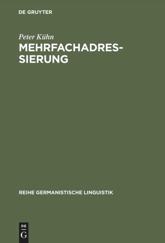 Vorderes Coverbild Mehrfachadressierung