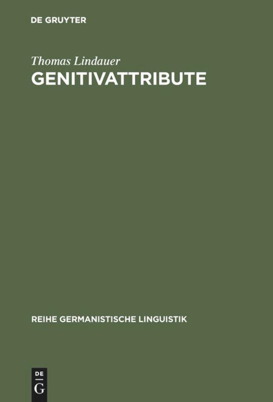 Vorderes Coverbild Genitivattribute