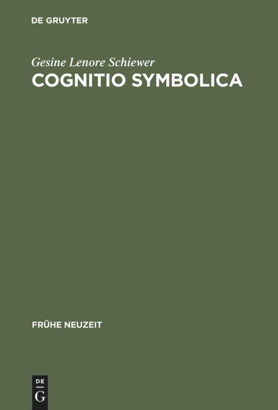 Vorderes Coverbild Cognitio symbolica