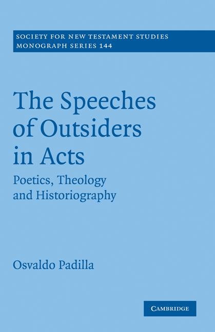 Vorderes Coverbild The Speeches of Outsiders in Acts